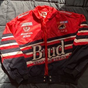 Vintage Dale Earnhardt Jr Striped NASCAR Jacket